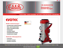 Tablet Screenshot of evo-produkts.de
